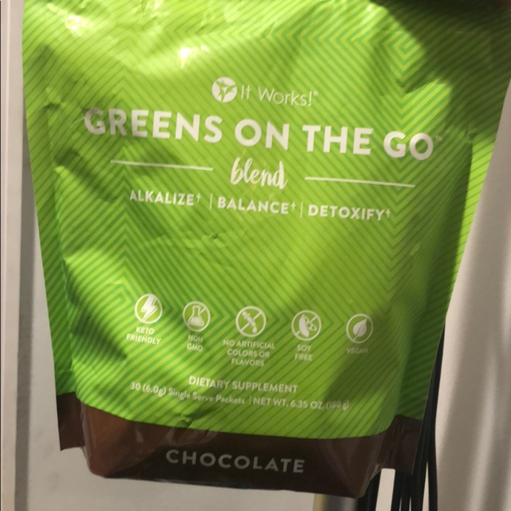 Box of Greens on the Go and Keto Coffee It Works